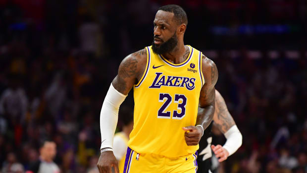 Los Angeles Lakers forward LeBron James.